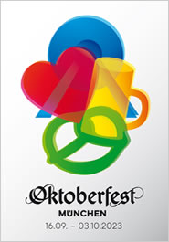 Oktoberfestplakat 2023 - Wiesnplakat München (Bild LHM / RAW)