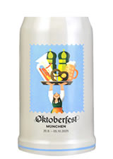 Oktoberfestkrug 2025 ohne Deckel