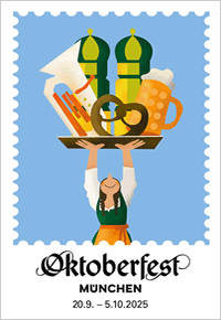Oktoberfestplakat 2025 - Design of the official poster (c) RAW / LH Stadt M&uuml;nchen - Amiera Harithas und Dianah-Charles Francis